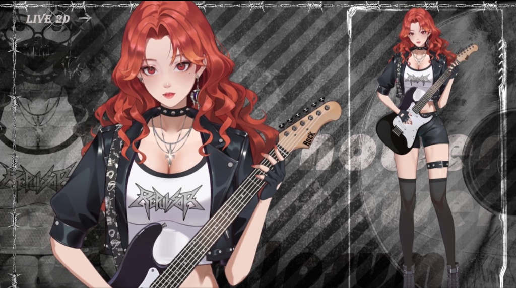 「live2dモデル」ひえん