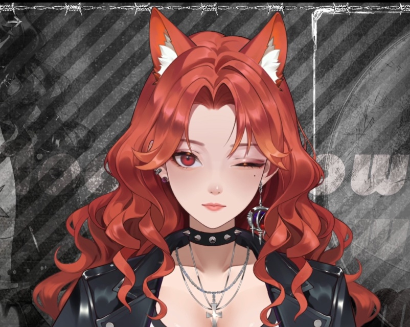 「live2dモデル」ひえん