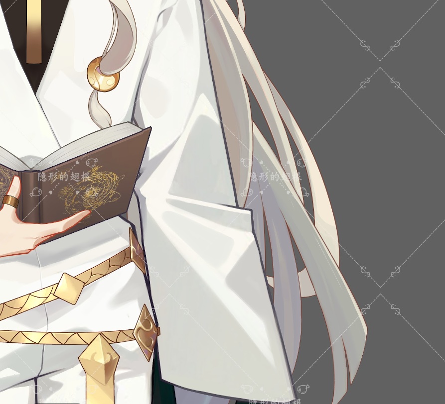 「高品質イラスト&PSDファイル | 聖職者風オリジナルキャラクター立ち絵」