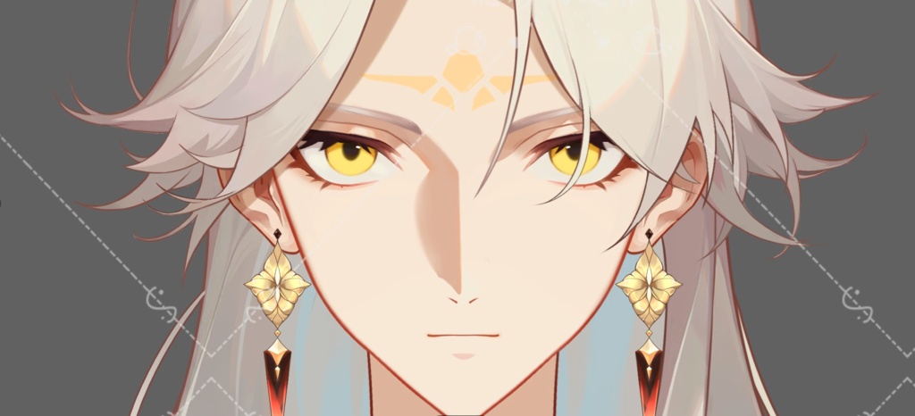 「高品質イラスト&PSDファイル | 聖職者風オリジナルキャラクター立ち絵」