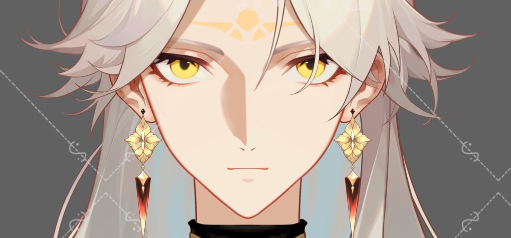 「高品質イラスト&PSDファイル | 聖職者風オリジナルキャラクター立ち絵」