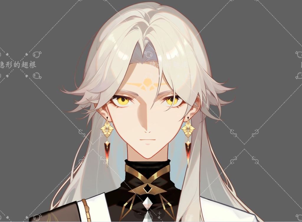 「高品質イラスト&PSDファイル | 聖職者風オリジナルキャラクター立ち絵」