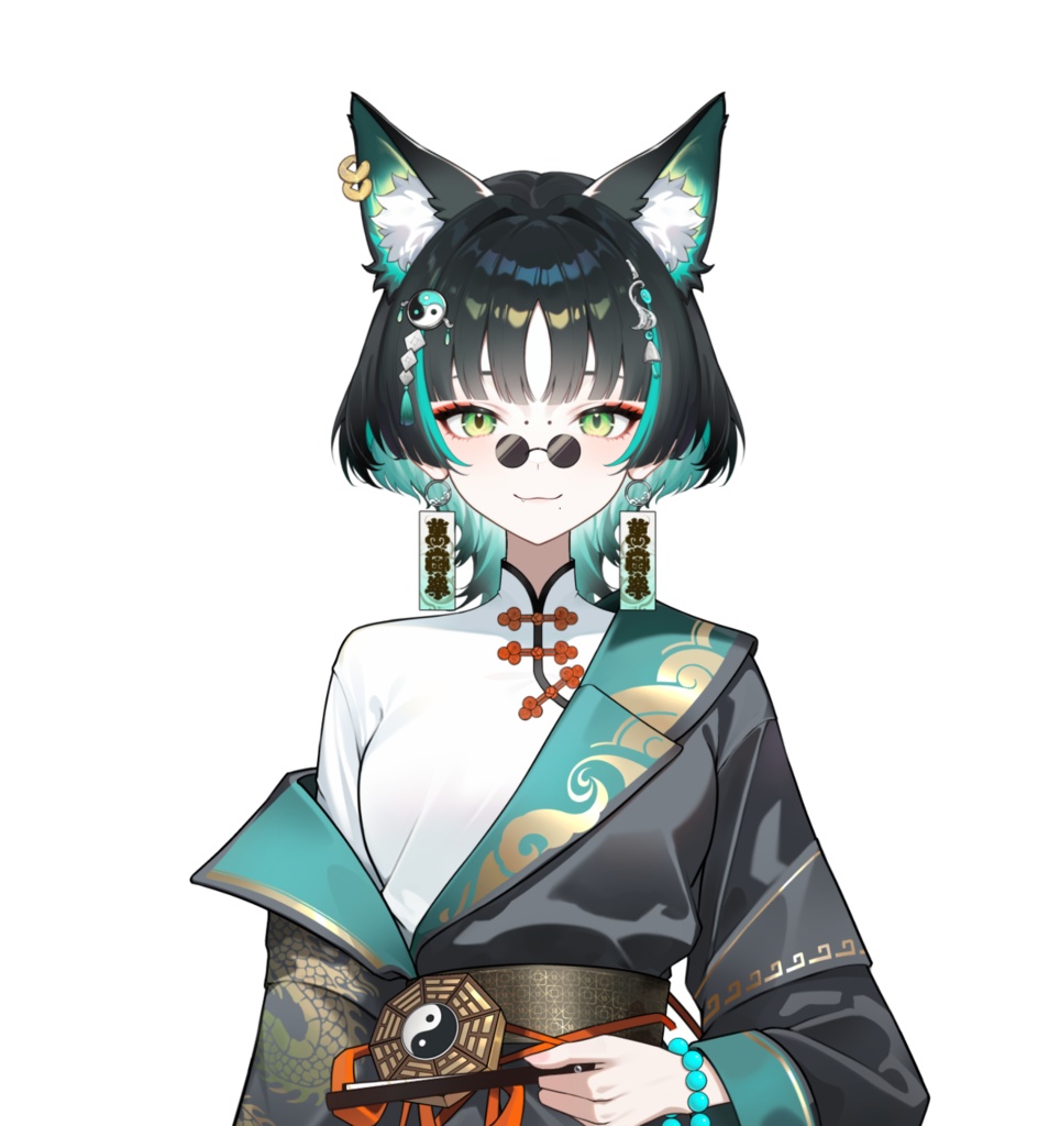 「live2dモデル」狐鈴