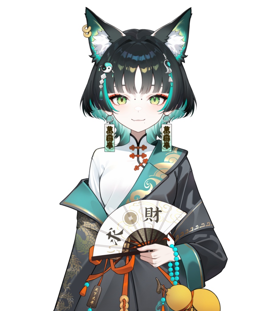 「live2dモデル」狐鈴