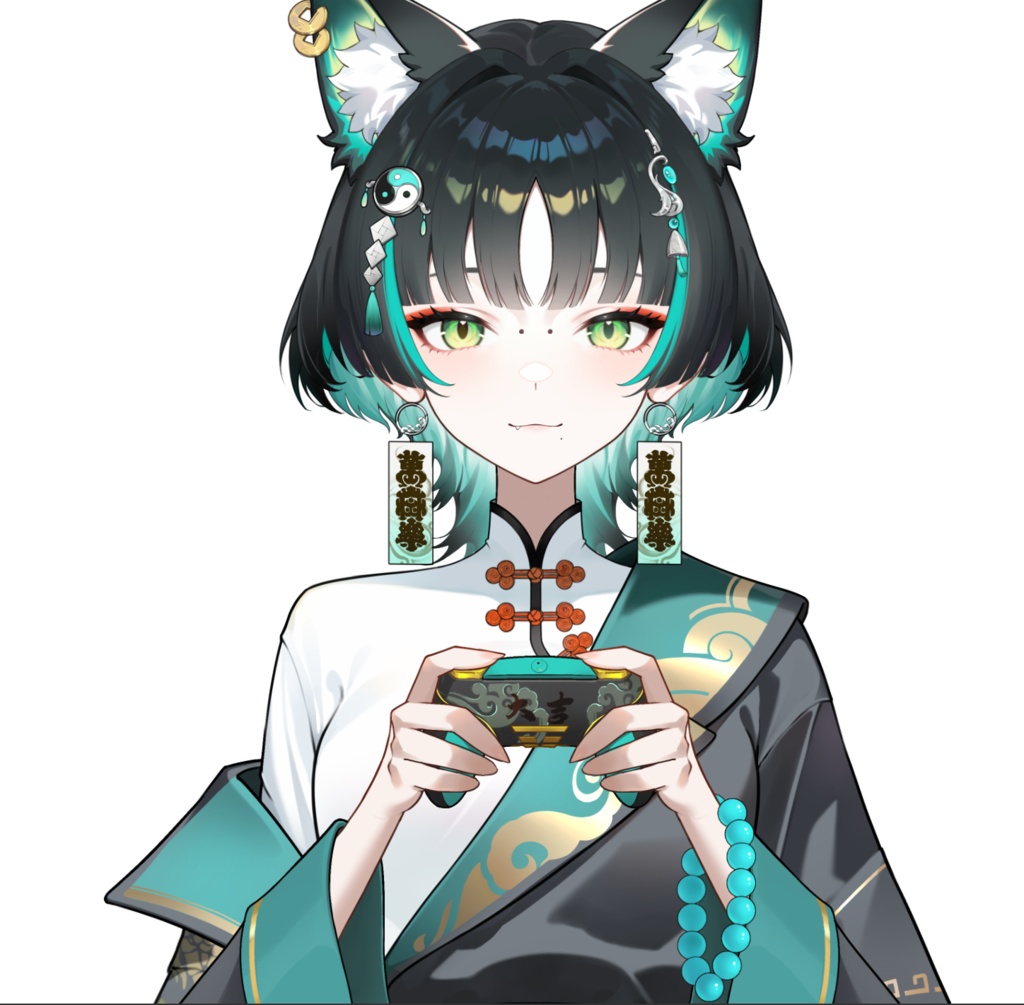 「live2dモデル」狐鈴