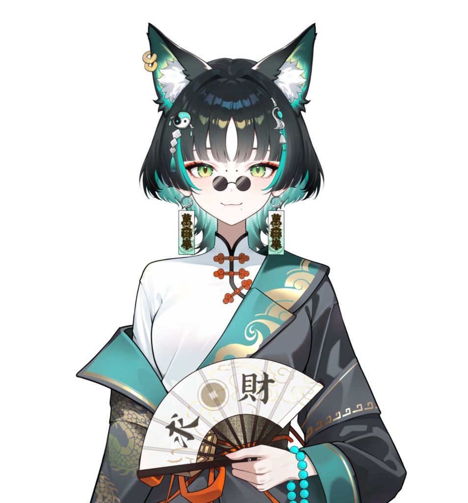 「live2dモデル」狐鈴