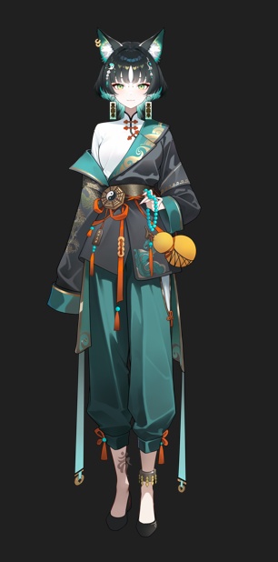 「live2dモデル」狐鈴