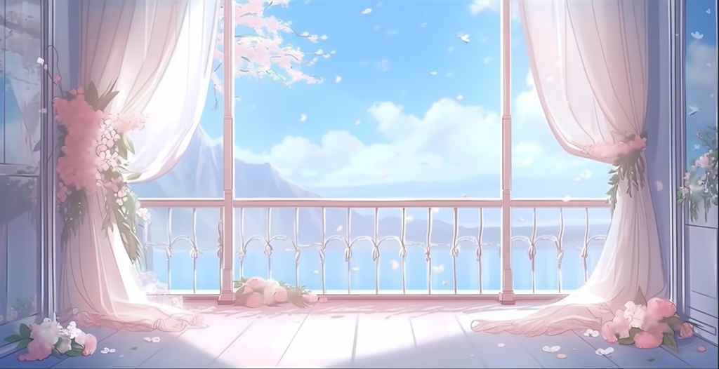 「2DリアルなVTuber背景」30枚