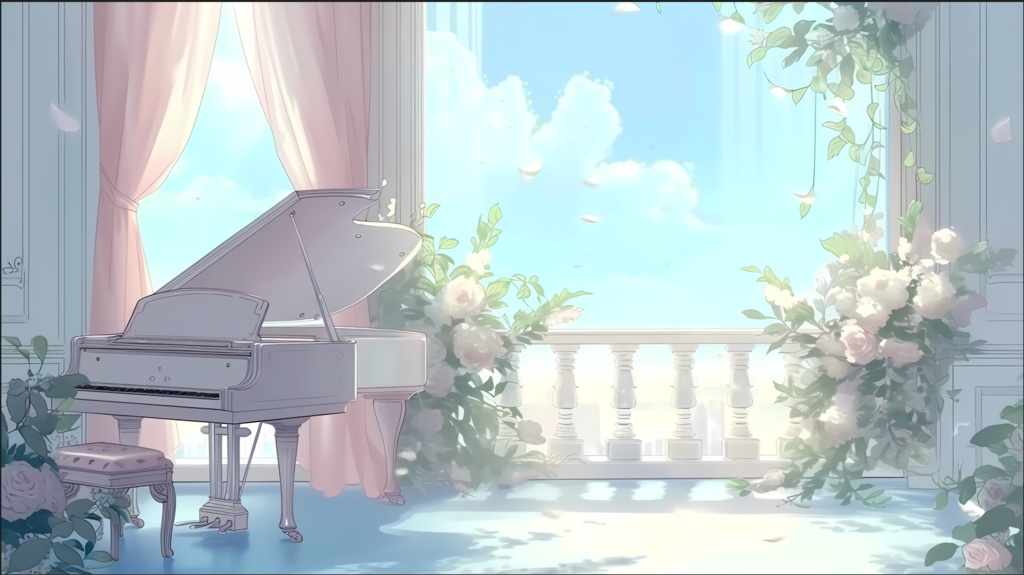 「2DリアルなVTuber背景」30枚