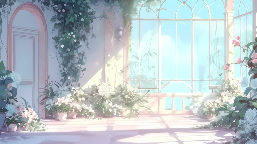 「2DリアルなVTuber背景」30枚