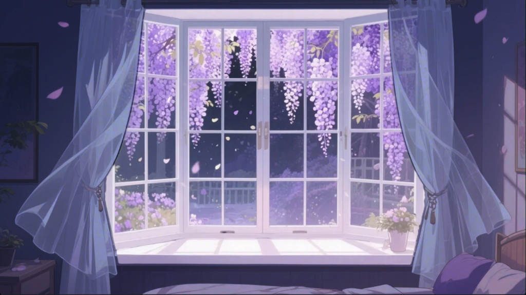 「Live2D動く背景」夢の帳(とばり)