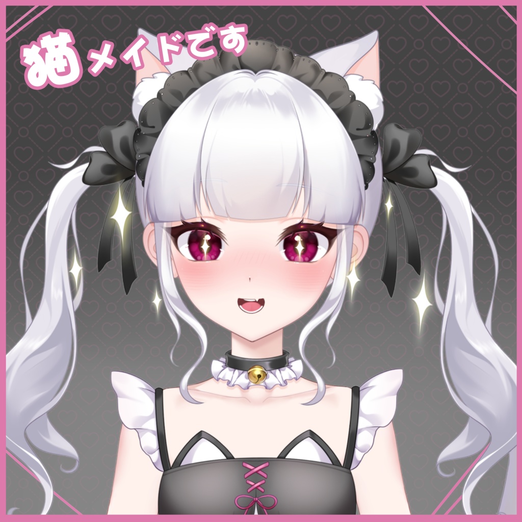 「live2dモデル」猫耳メイド