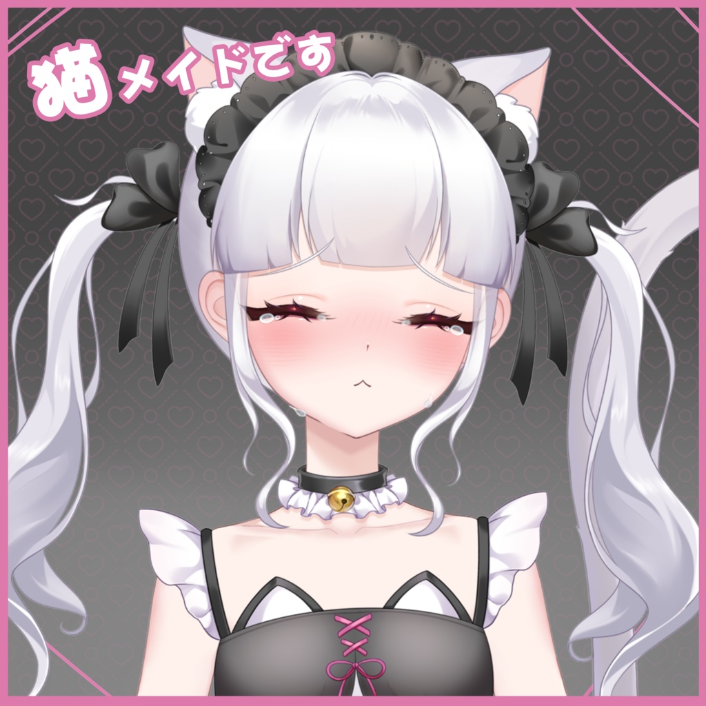 「live2dモデル」猫耳メイド