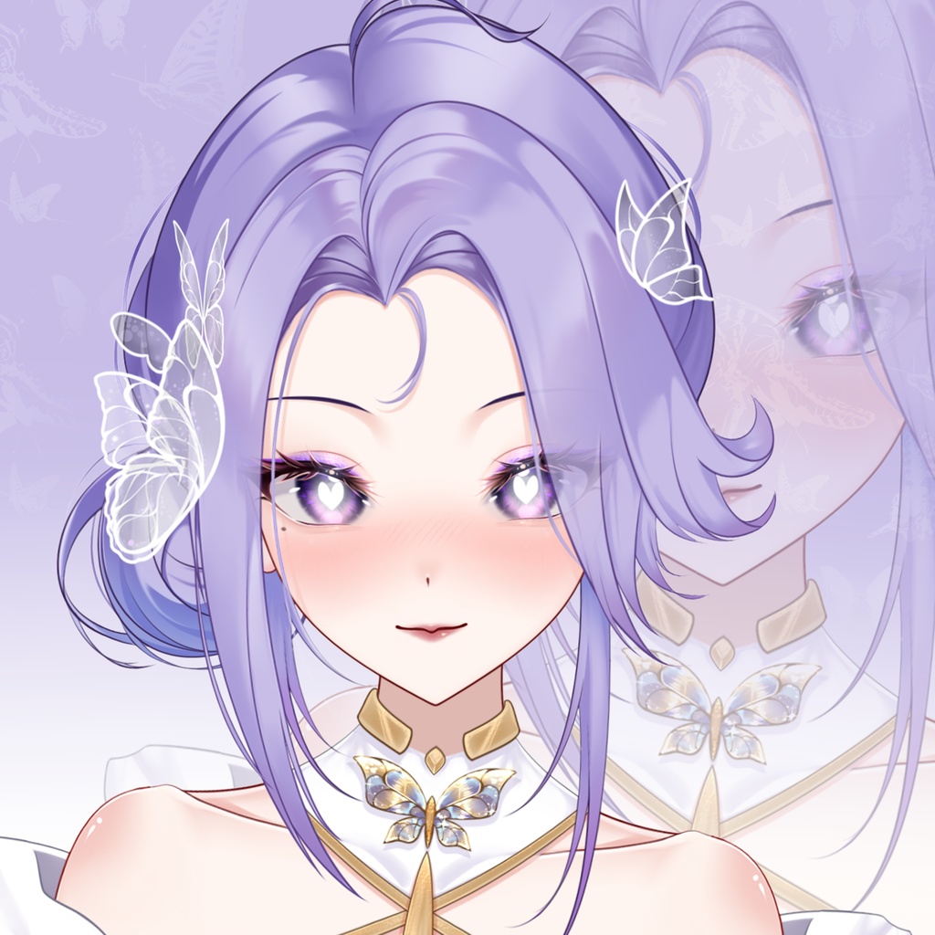 「live2dモデル」 蝶