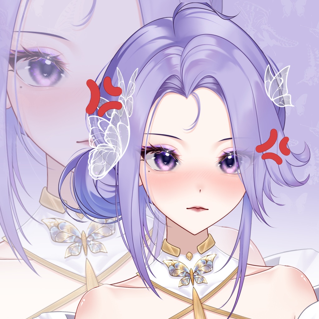 「live2dモデル」 蝶