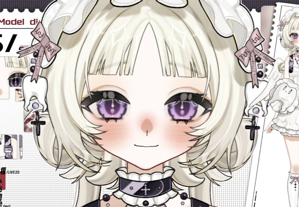 「live2dモデル」 Tooth