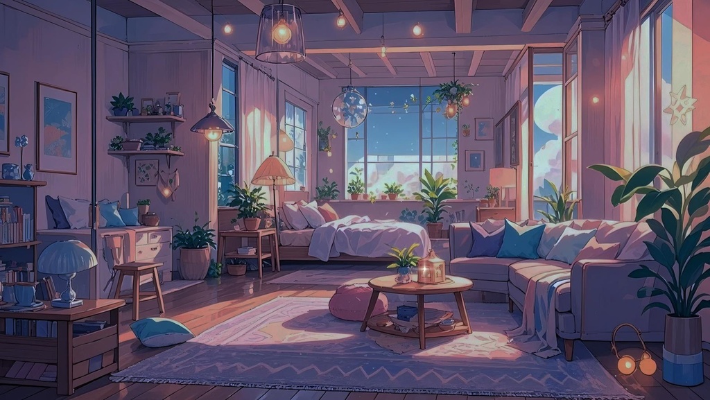 「Live2D動く背景」星砂の語り部屋