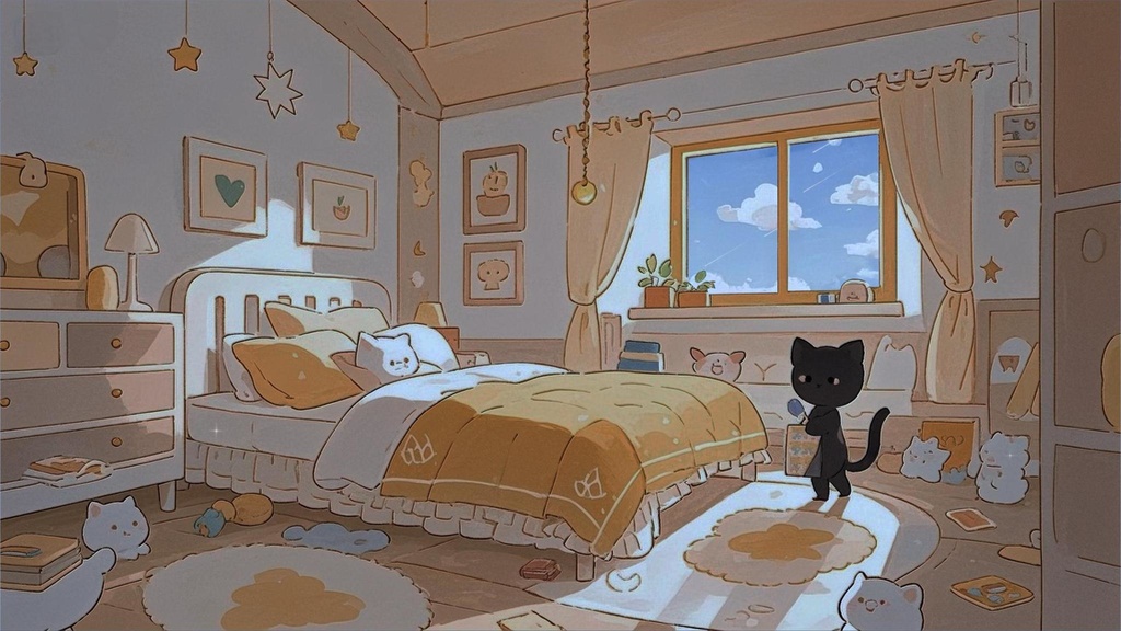 「Live2D動く背景」ひだまり猫屋