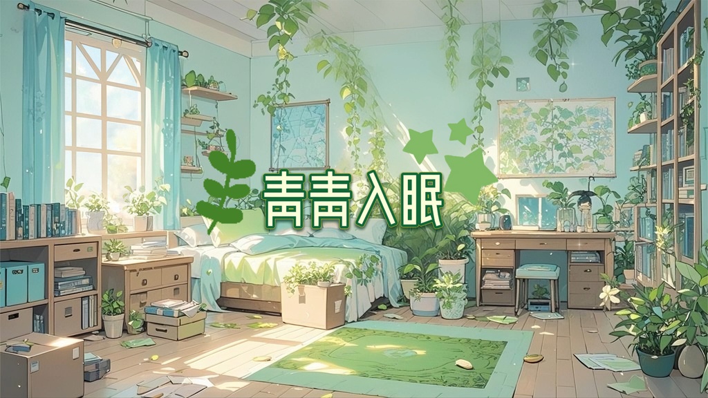 「Live2D動く背景」青き眠り