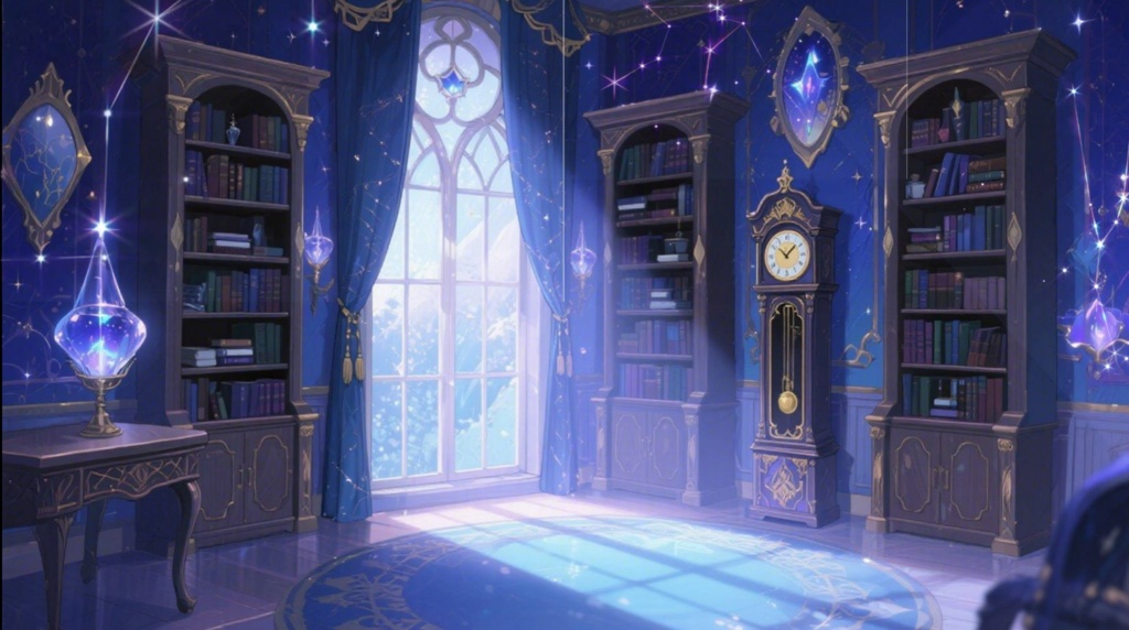 「Live2D動く背景」魔法の占星ルーム