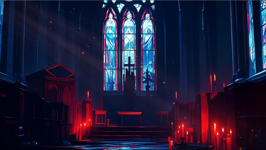 「Live2D動く背景」聖心の聖域