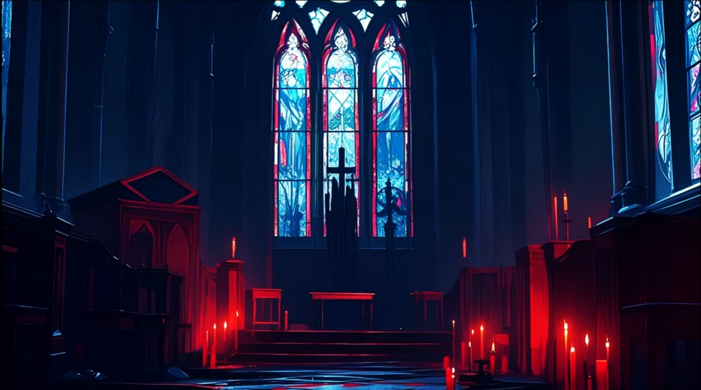 「Live2D動く背景」聖心の聖域