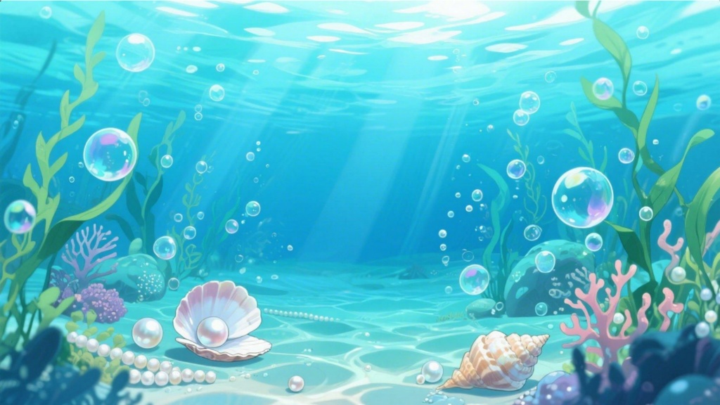 「Live2D動く背景」終わりなき海に沈む