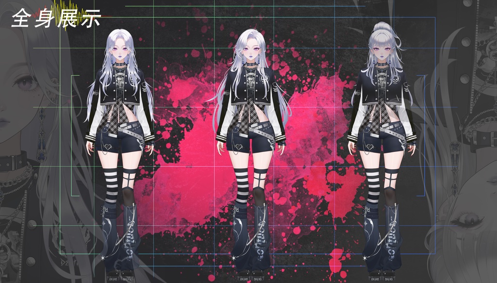 「live2dモデル」Nyx Noir