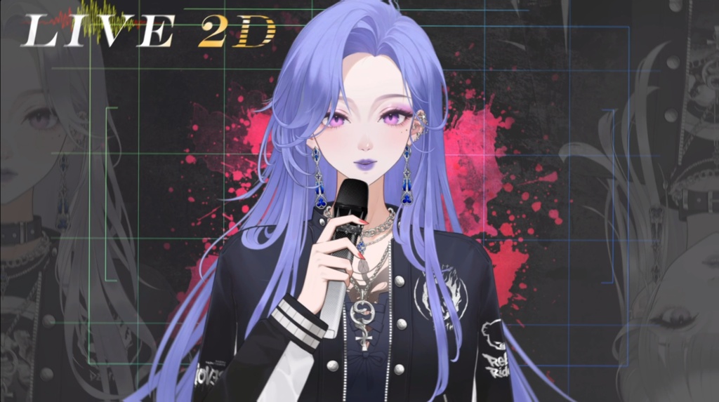 「live2dモデル」Nyx Noir