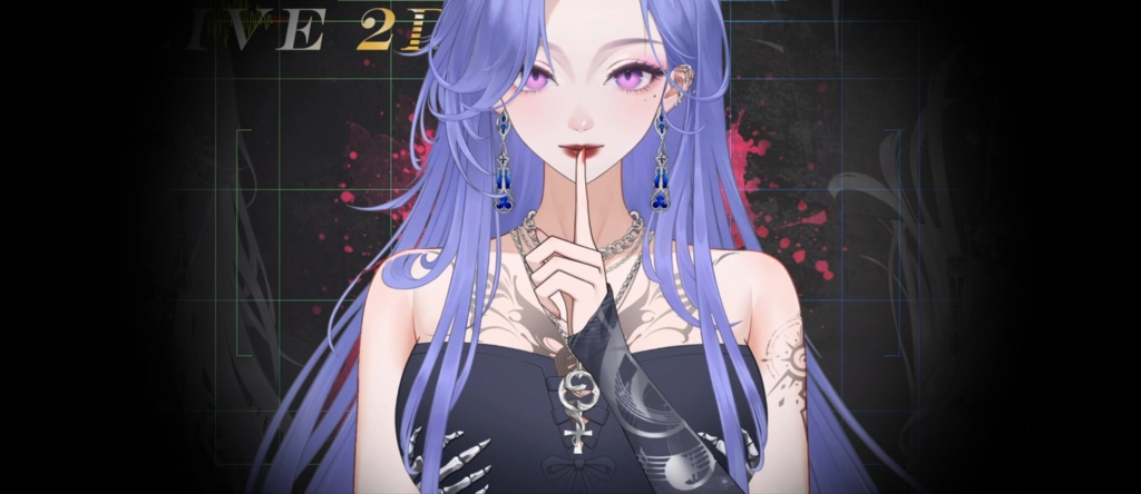 「live2dモデル」Nyx Noir