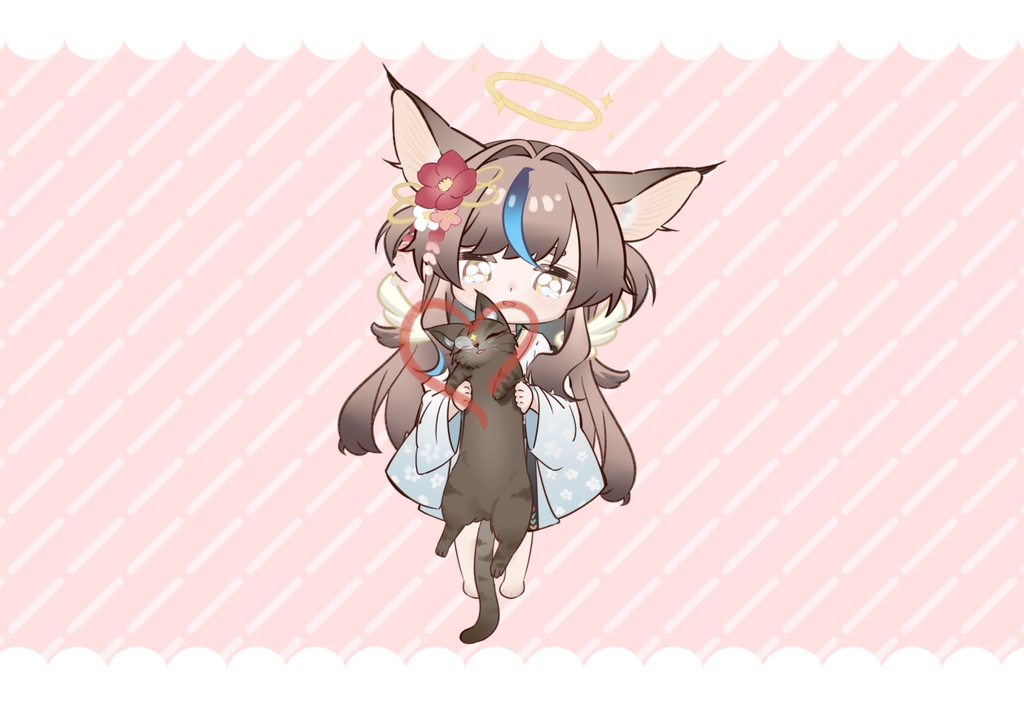 「live2dモデル」 ちびこむぎ