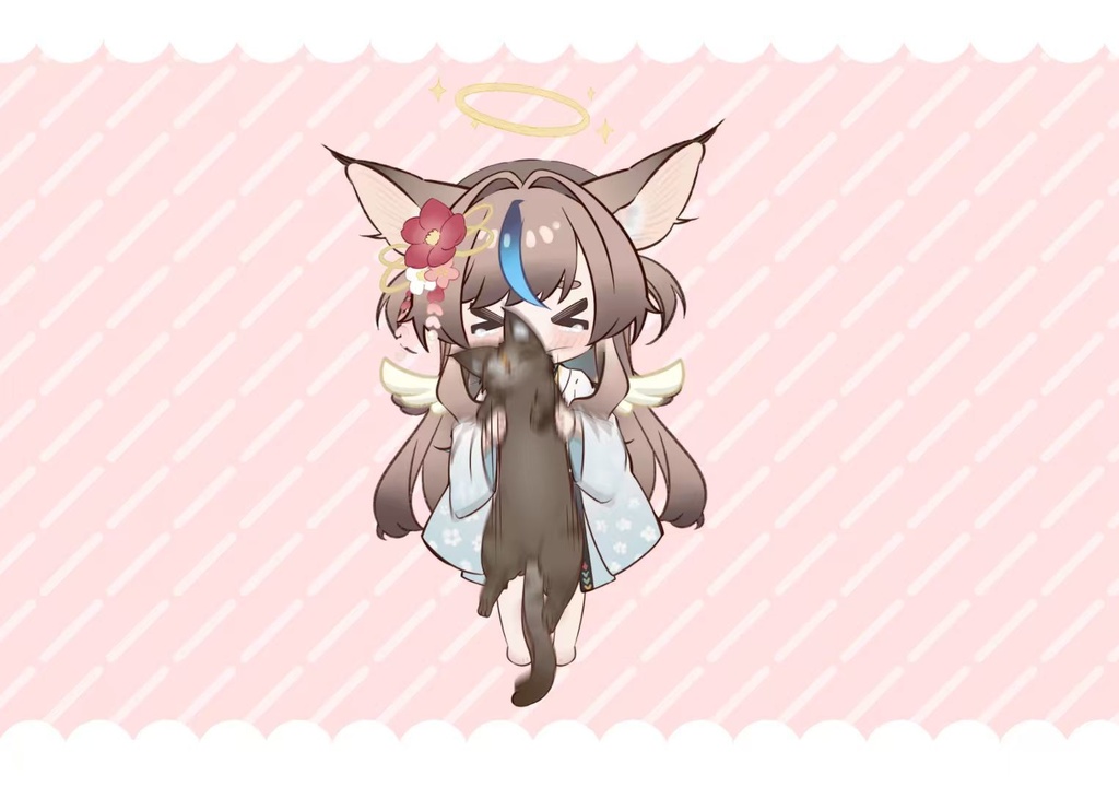 「live2dモデル」 ちびこむぎ