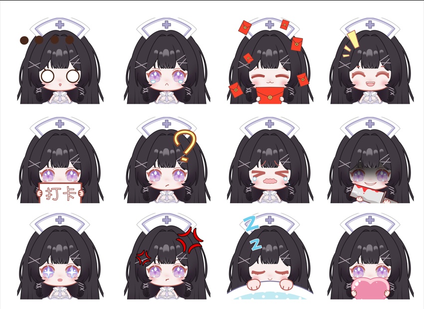 【限定1点】White Moonlight – 独占VTuberモデル|フルボディLive2D|34ホットキー