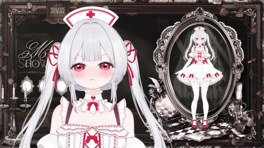 【限定1点】Scarlet Guardian – 独占VTuberモデル|フルボディLive2D|34ホットキー+12エモート