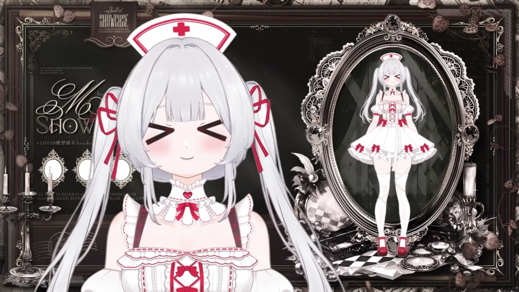 【限定1点】Scarlet Guardian – 独占VTuberモデル|フルボディLive2D|34ホットキー+12エモート