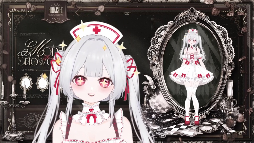 【限定1点】Scarlet Guardian – 独占VTuberモデル|フルボディLive2D|34ホットキー+12エモート