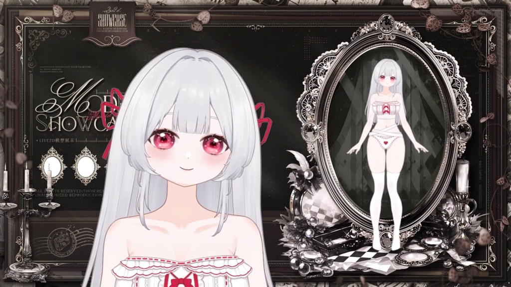 【限定1点】Scarlet Guardian – 独占VTuberモデル|フルボディLive2D|34ホットキー+12エモート