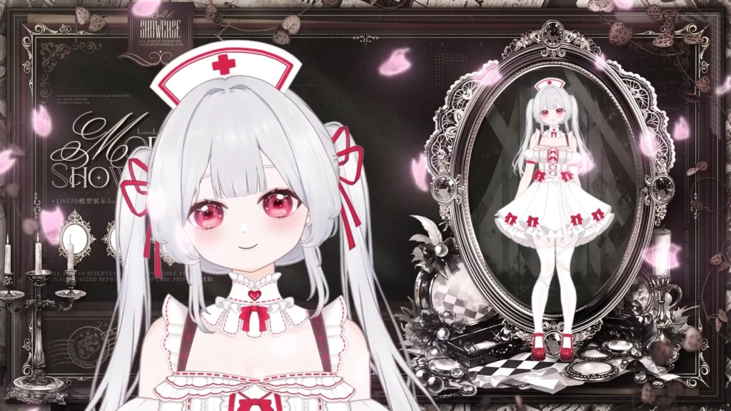 【限定1点】Scarlet Guardian – 独占VTuberモデル|フルボディLive2D|34ホットキー+12エモート