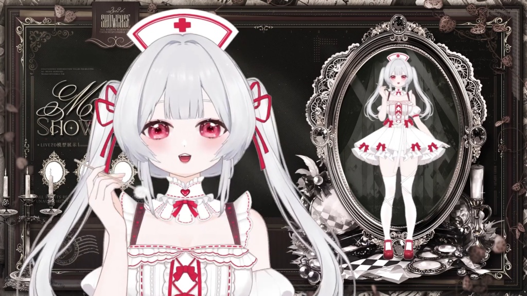 【限定1点】Scarlet Guardian – 独占VTuberモデル|フルボディLive2D|34ホットキー+12エモート