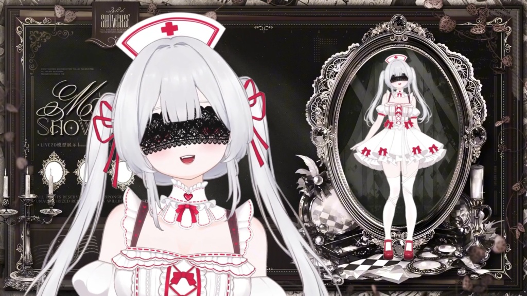 【限定1点】Scarlet Guardian – 独占VTuberモデル|フルボディLive2D|34ホットキー+12エモート