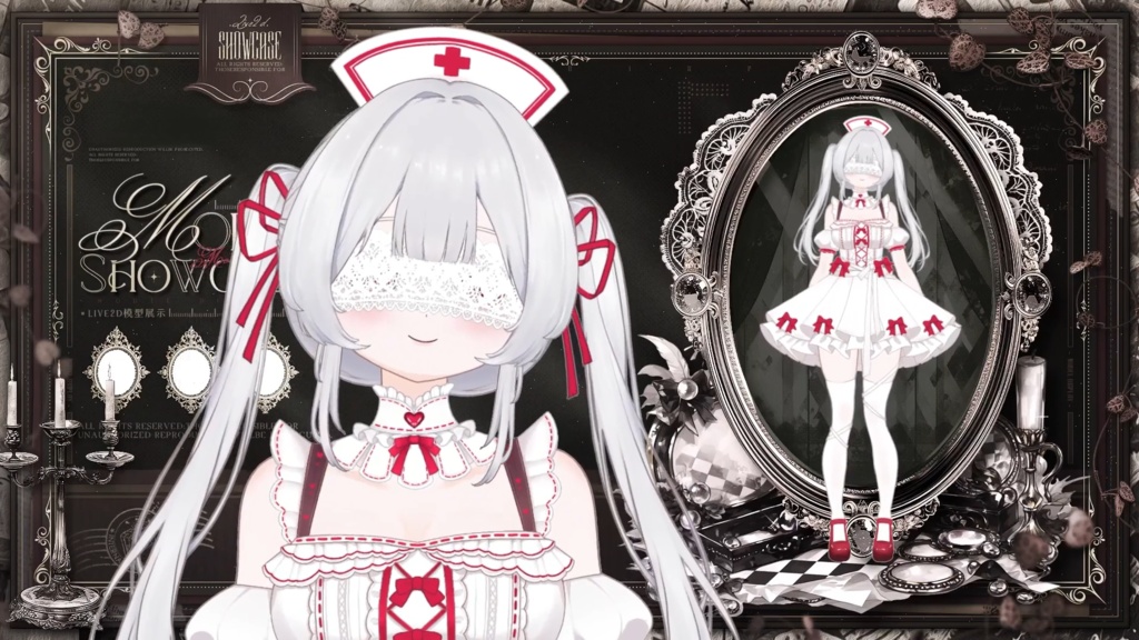 【限定1点】Scarlet Guardian – 独占VTuberモデル|フルボディLive2D|34ホットキー+12エモート