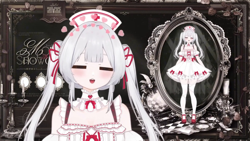 【限定1点】Scarlet Guardian – 独占VTuberモデル|フルボディLive2D|34ホットキー+12エモート