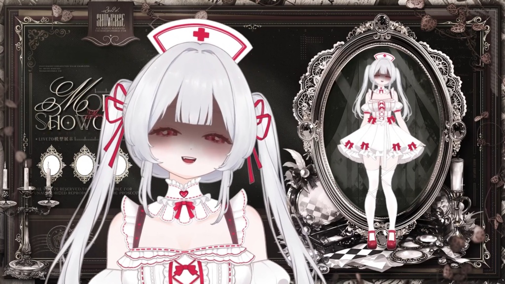 【限定1点】Scarlet Guardian – 独占VTuberモデル|フルボディLive2D|34ホットキー+12エモート