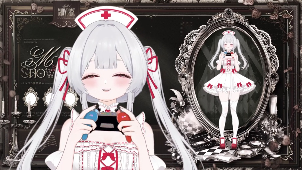 【限定1点】Scarlet Guardian – 独占VTuberモデル|フルボディLive2D|34ホットキー+12エモート