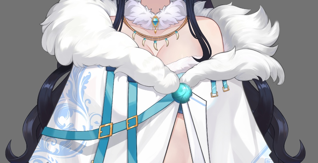 女性VTuberモデル PSD | 猫耳ファンタジー少女 Live2D用レイヤー分けイラスト | 未リギングプレメイドキャラクター