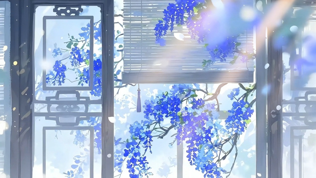 「Live2D動く背景」夏の日の風花吟