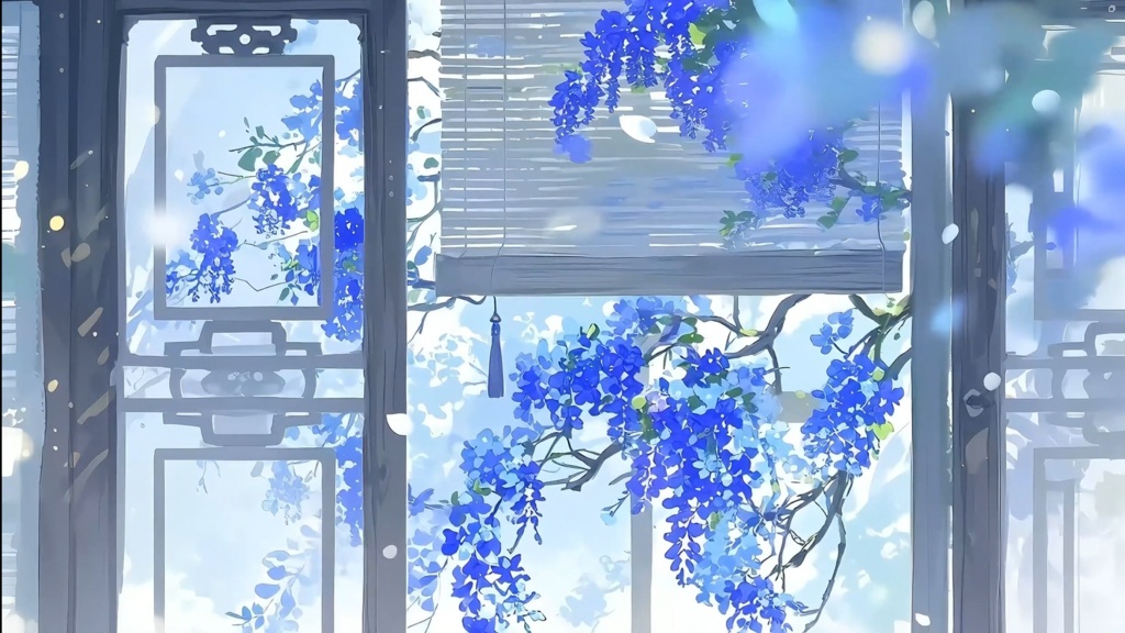 「Live2D動く背景」夏の日の風花吟