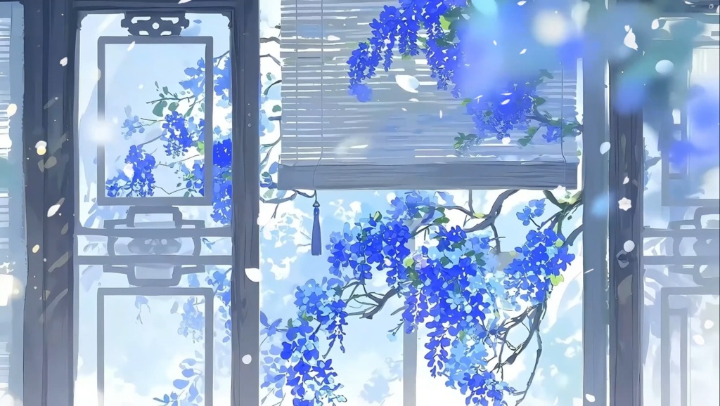 「Live2D動く背景」夏の日の風花吟