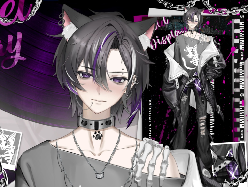 「live2dモデル」Elle