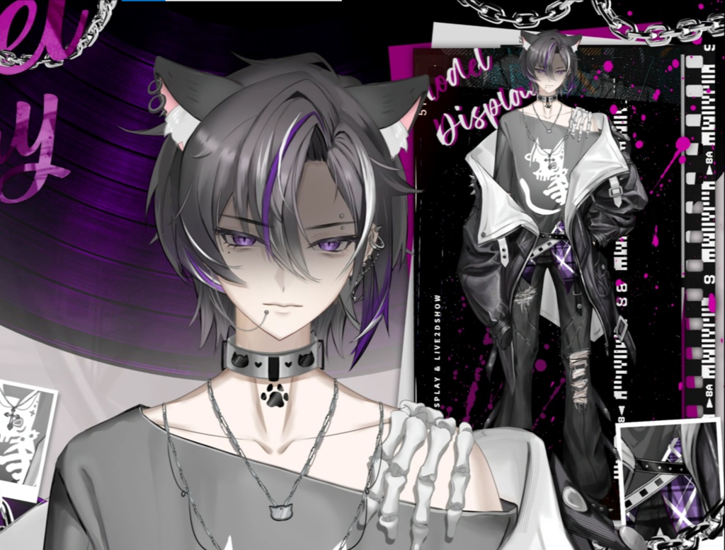 「live2dモデル」Elle